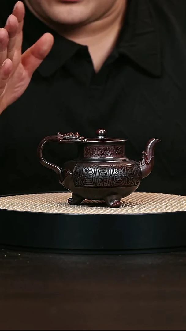茶壶紫砂三足