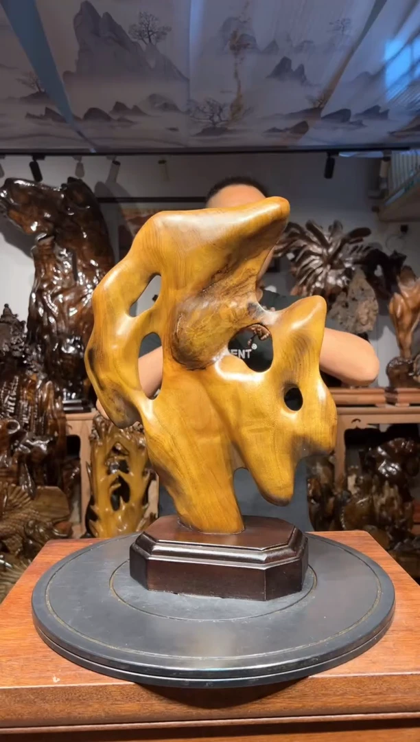 乌木类木质文然自然摆件