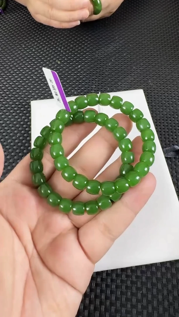 【闪购商品】和田玉（碧玉）手串未镶嵌约8*9MM多样性发一
