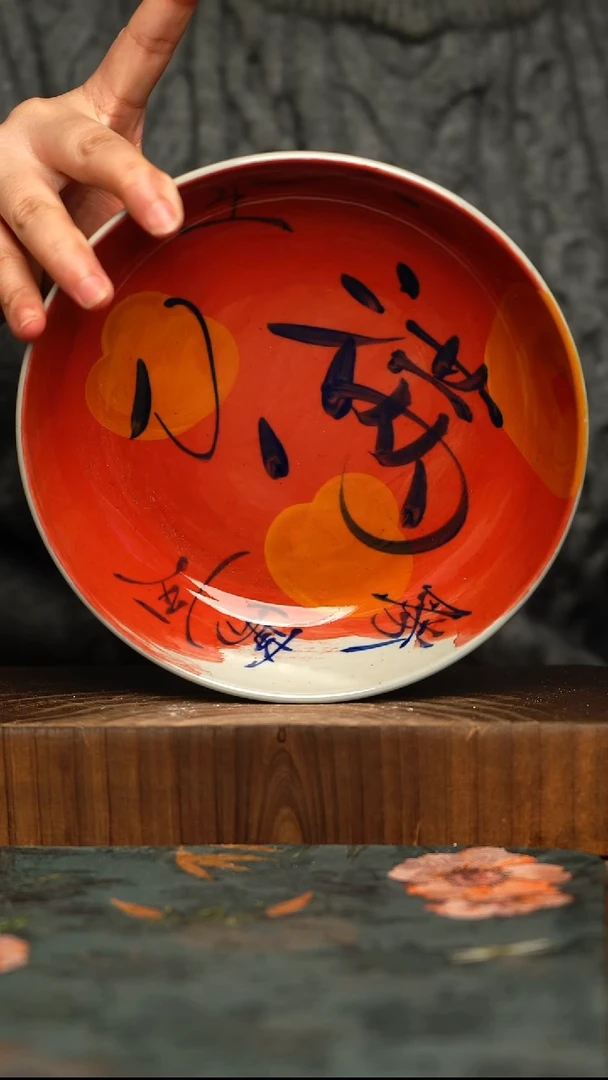 杯釉下彩手工手绘同款陶器