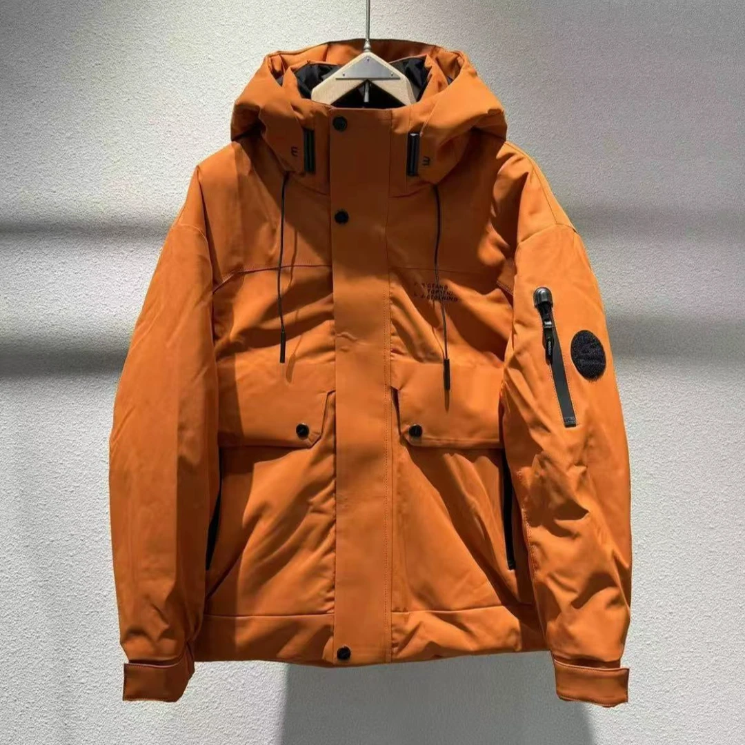 小光0824【冰雪瑞城】新款连帽情侣百搭冬季加厚滑雪服#