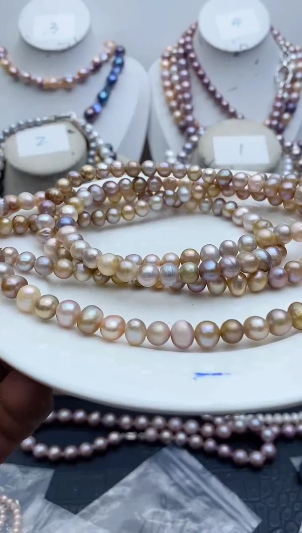 【闪购商品】淡水珍珠颈饰未镶嵌0145毛衣链