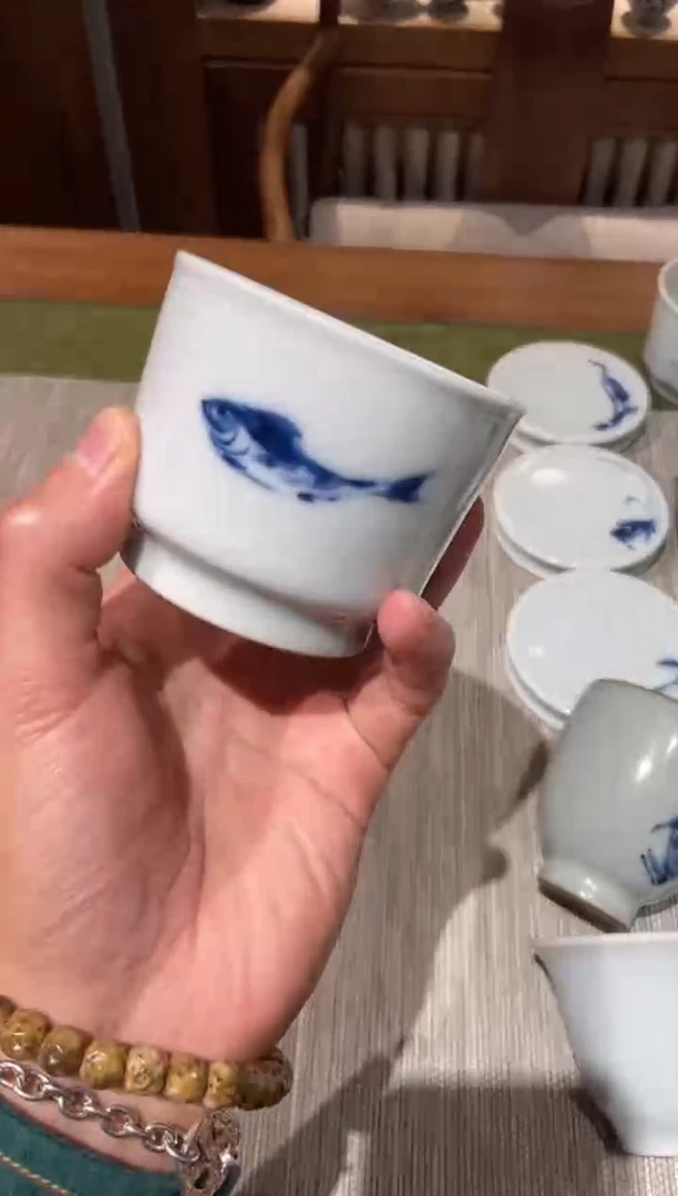 【闪购商品】杯天予窑鱼乐容天杯