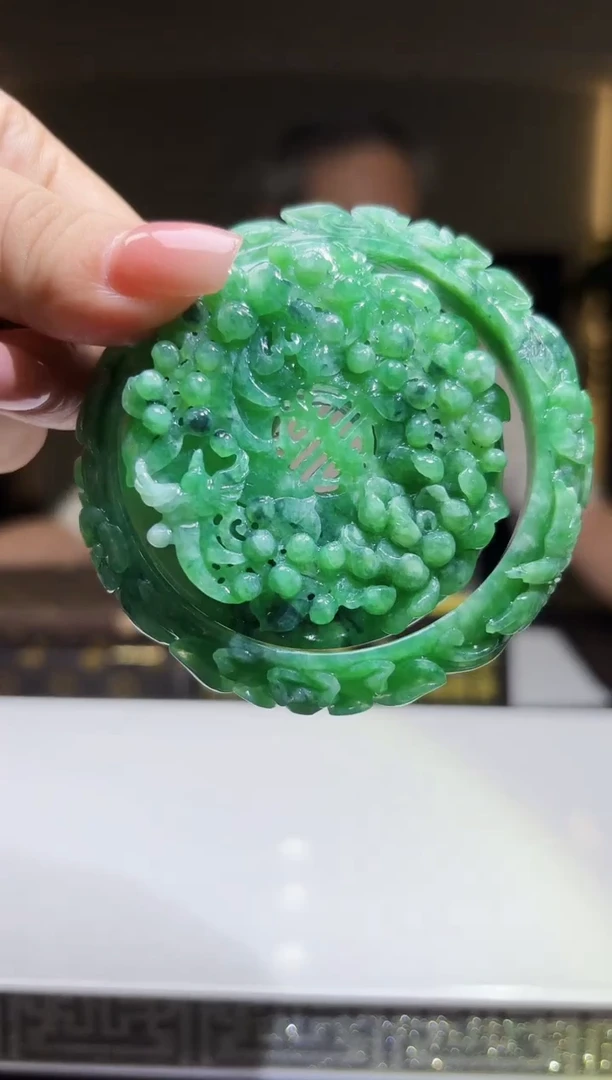 定制翡翠未镶嵌12/0801/C/发其一件/手镯