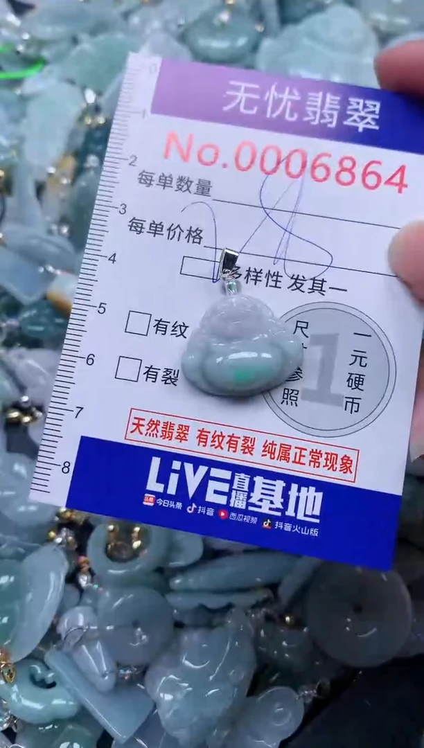 颈饰未镶嵌翡翠6864