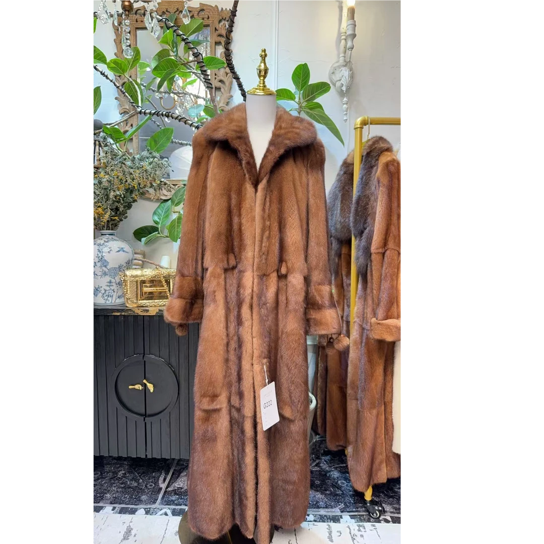 G222 貂衣长 衣长138 胸围120 中古皮草