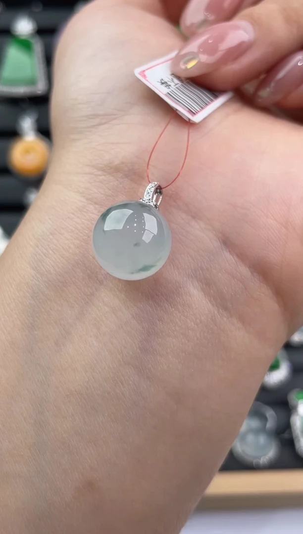 18K金镶嵌挂件翡翠1124XX03