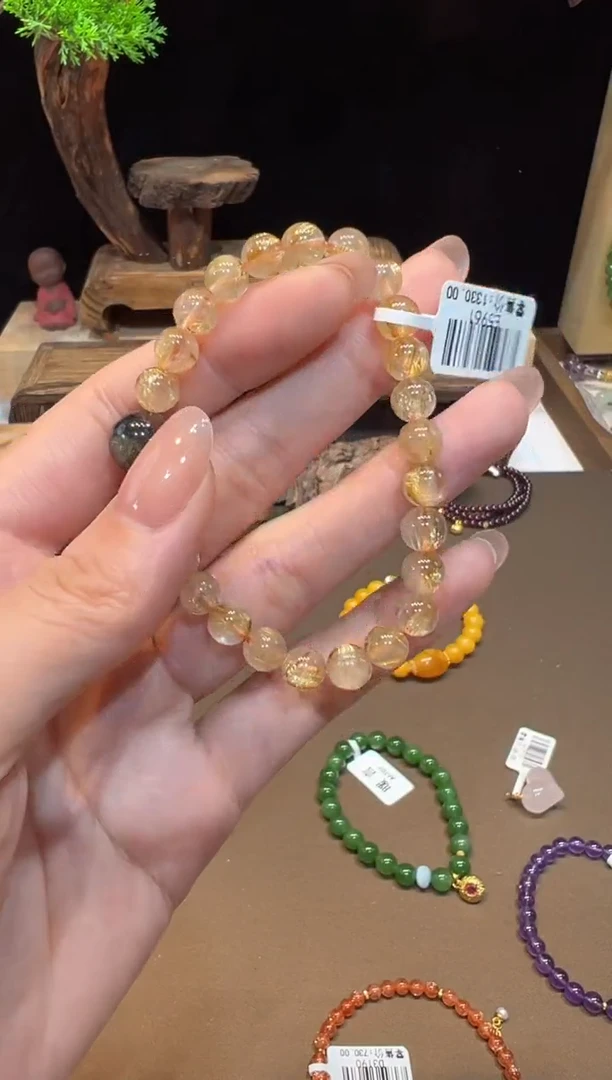 水晶手链未镶嵌手饰@@E5961