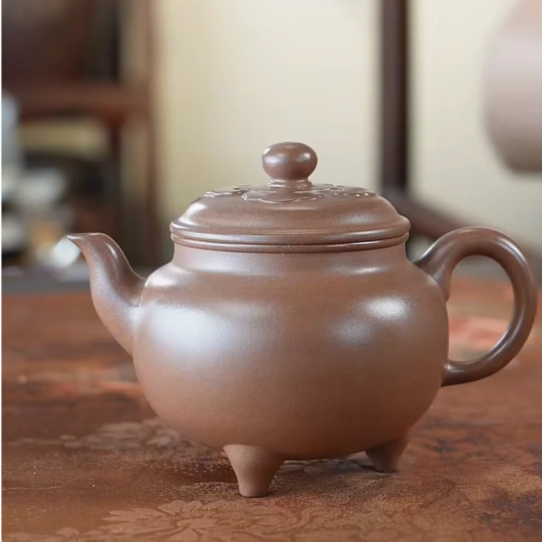 【大彬如意】高其方手工紫泥紫砂壶