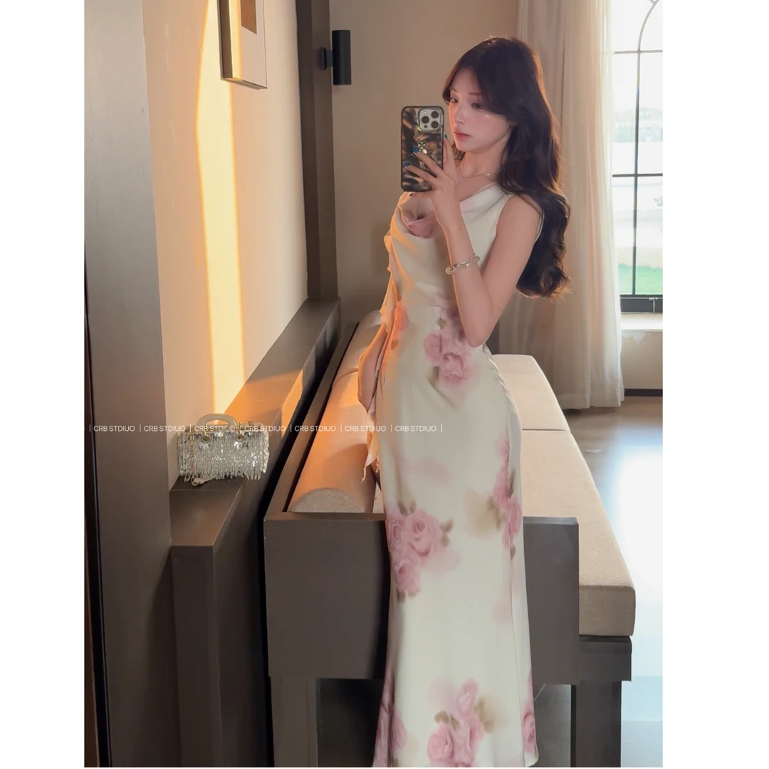 现货【春日部】温柔纯欲修身性感显瘦连衣裙0791