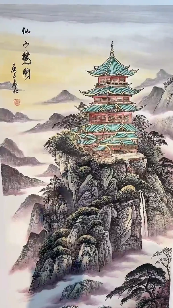 国画廖化老师国画作品