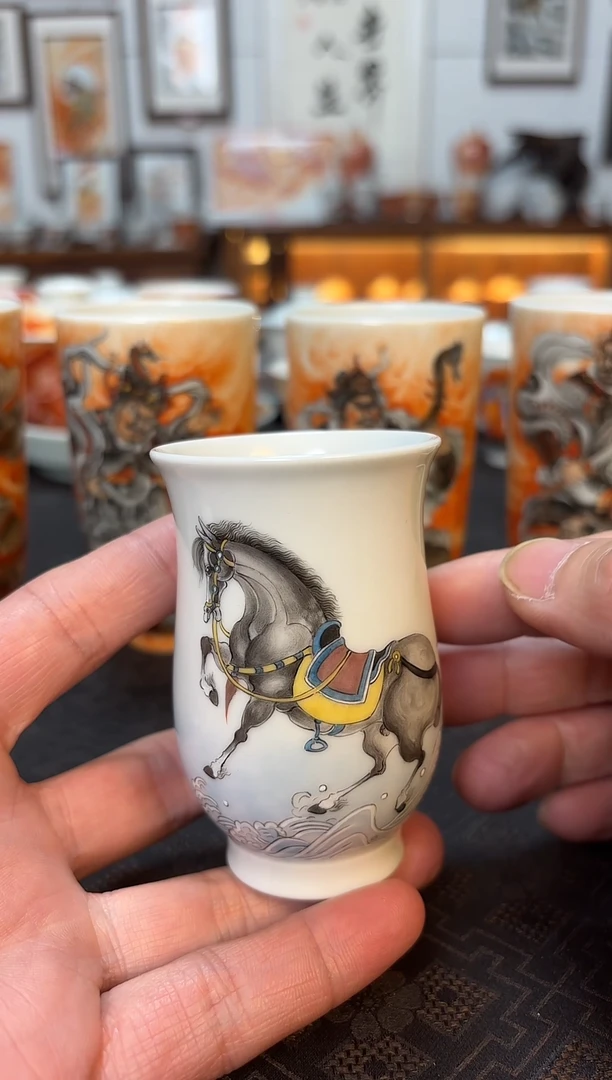 1*马画片的闻香杯1个人