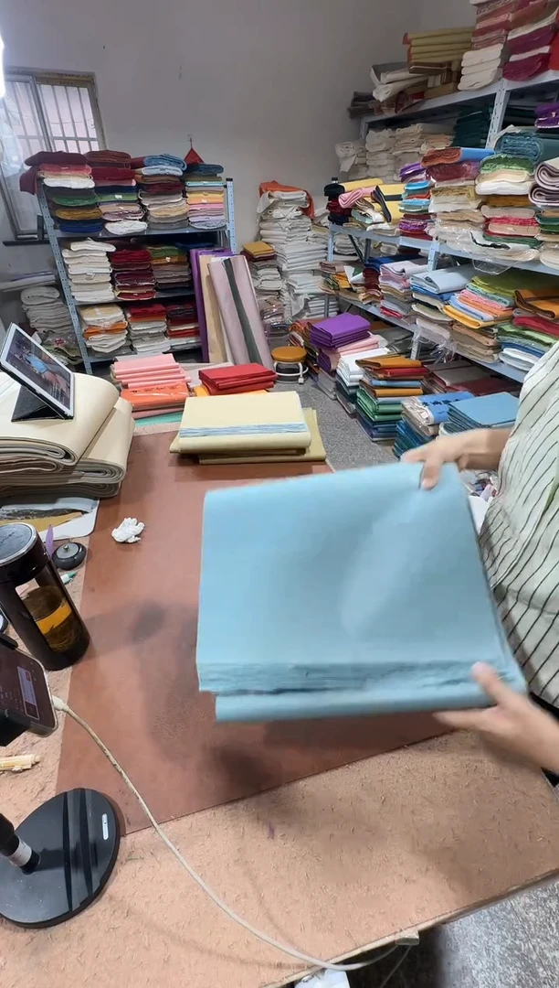 34*138瓦蓝色麻纸真金25张