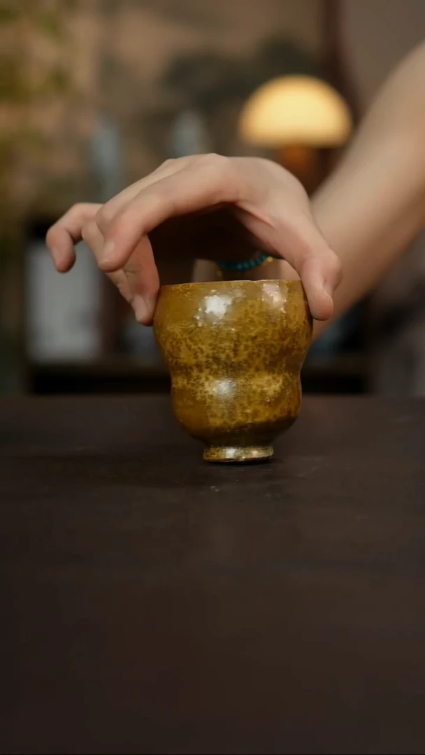 杯景德镇陶瓷杯碗柴烧多人