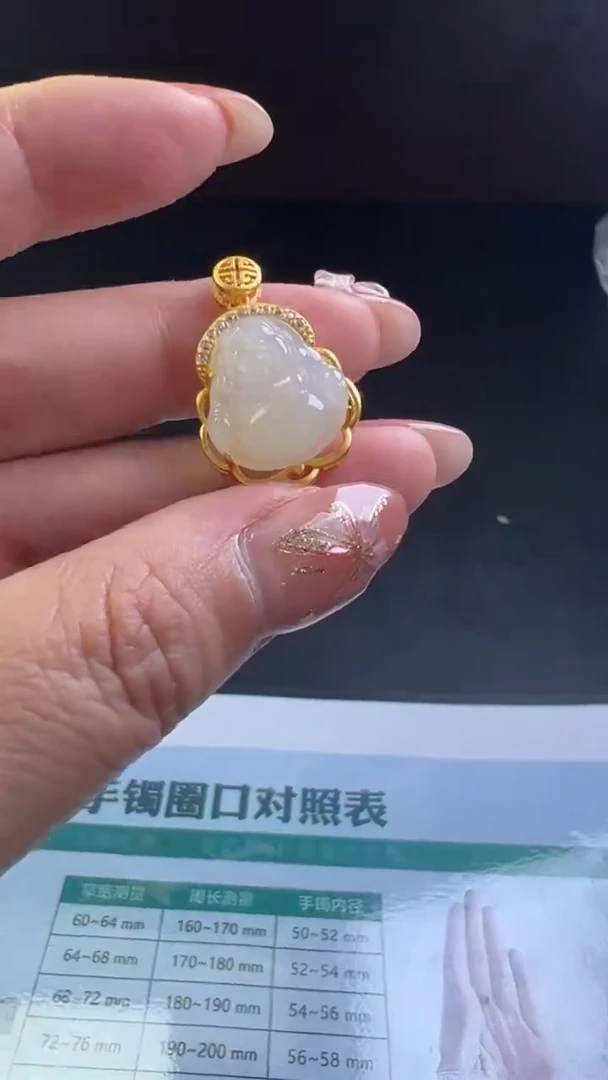 和田玉银S925镶嵌颈饰颈饰