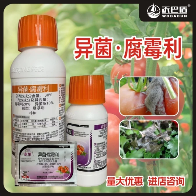 慕疆异菌腐霉利30%·低毒农作物番茄灰霉病`农用保护性