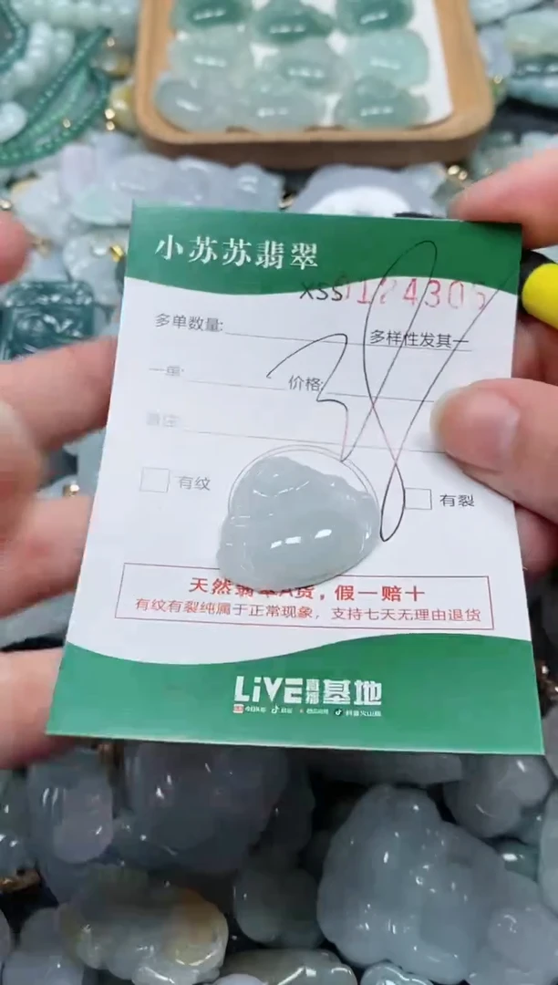 【闪购商品】翡翠颈饰未镶嵌闪购商品0124305