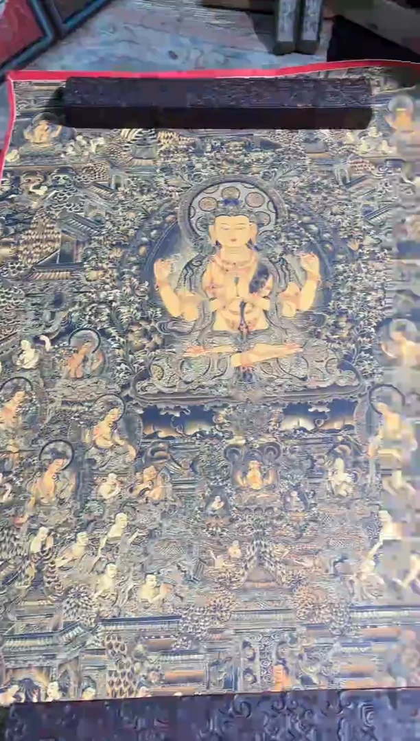 卷轴画路路的唐卡tk160