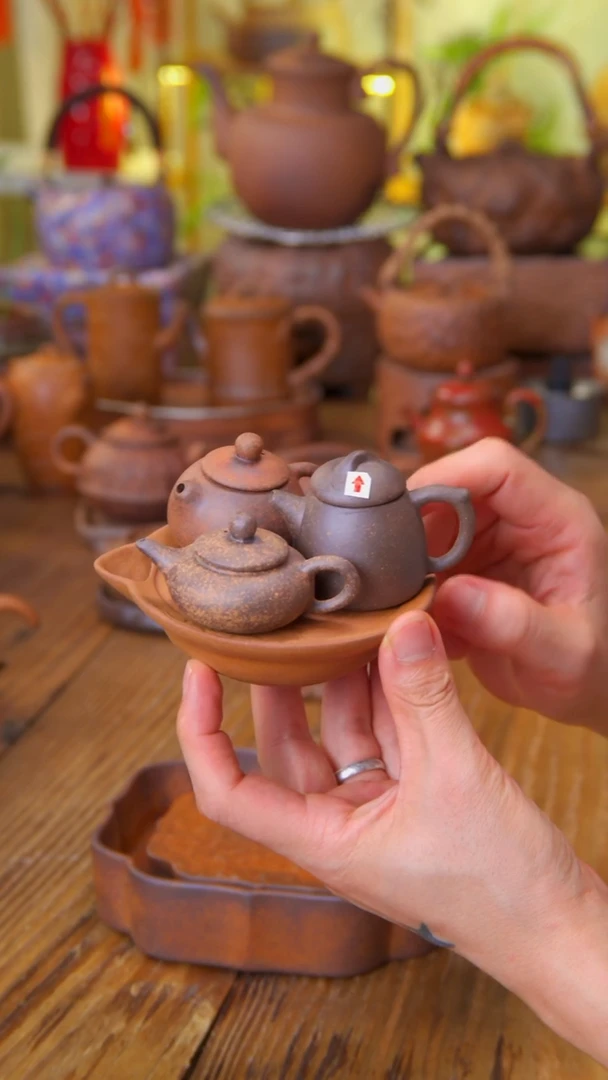 陶壶承+茶宠3个微瑕