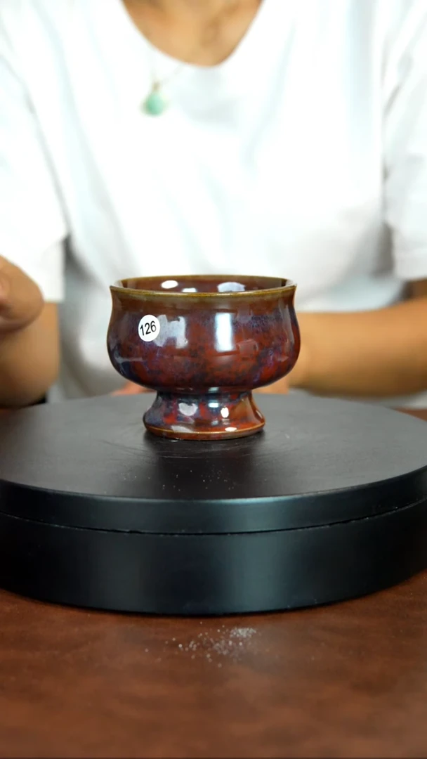 126号/无礼盒原矿原产地钧瓷茶具