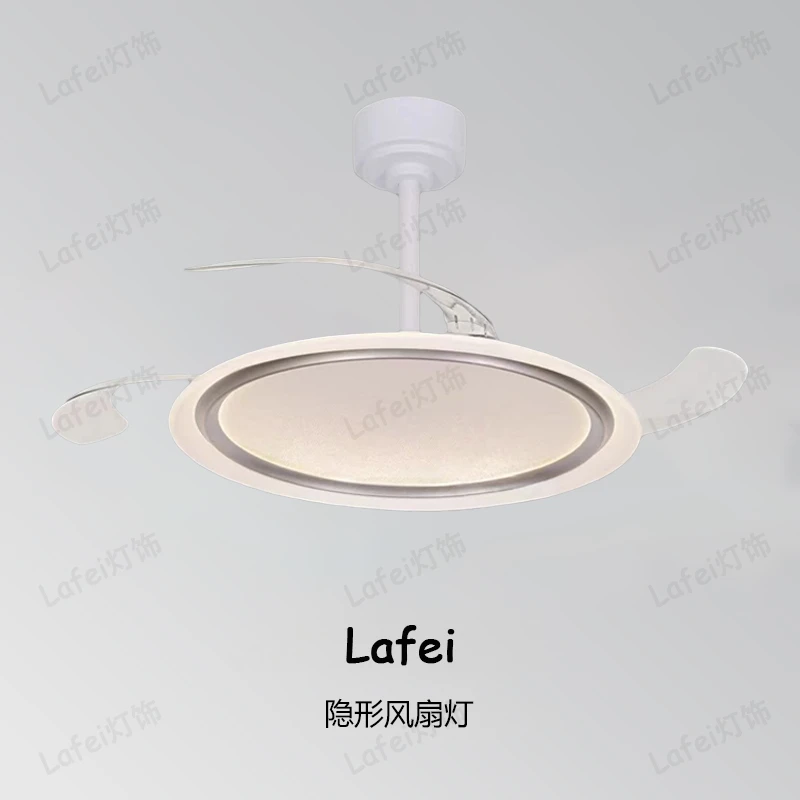 【极简风】风扇灯全光谱风扇灯护眼简约书房主卧餐厅超薄圆形风扇灯
