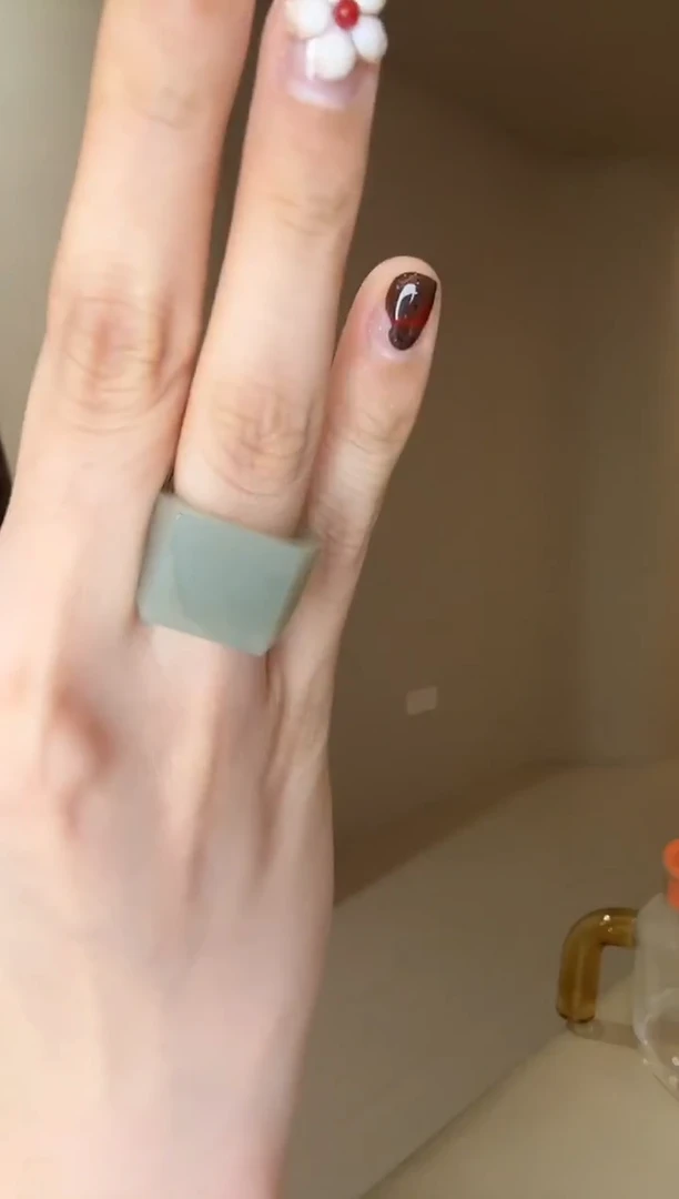 未镶嵌戒指和田玉13码且末蓝马鞍多样性发其一