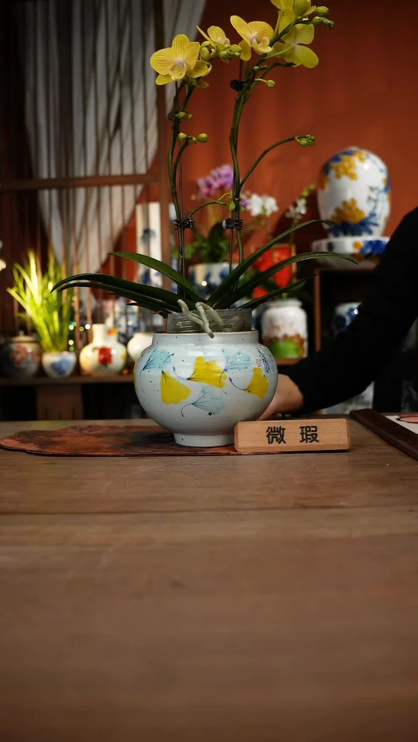 当代高温釉下彩手绘陶瓷餐具