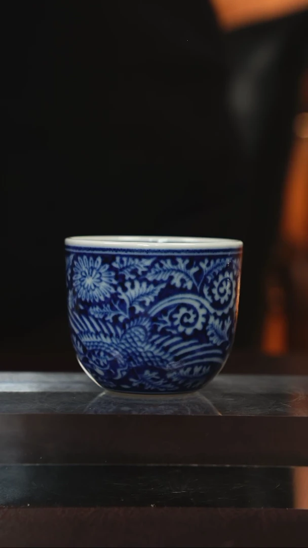 元黛工坊凤凰不倒杯