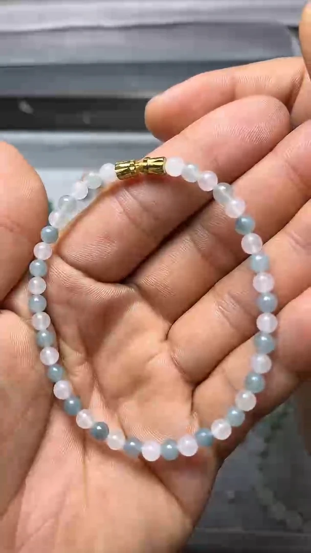 未镶嵌定制翡翠手串
