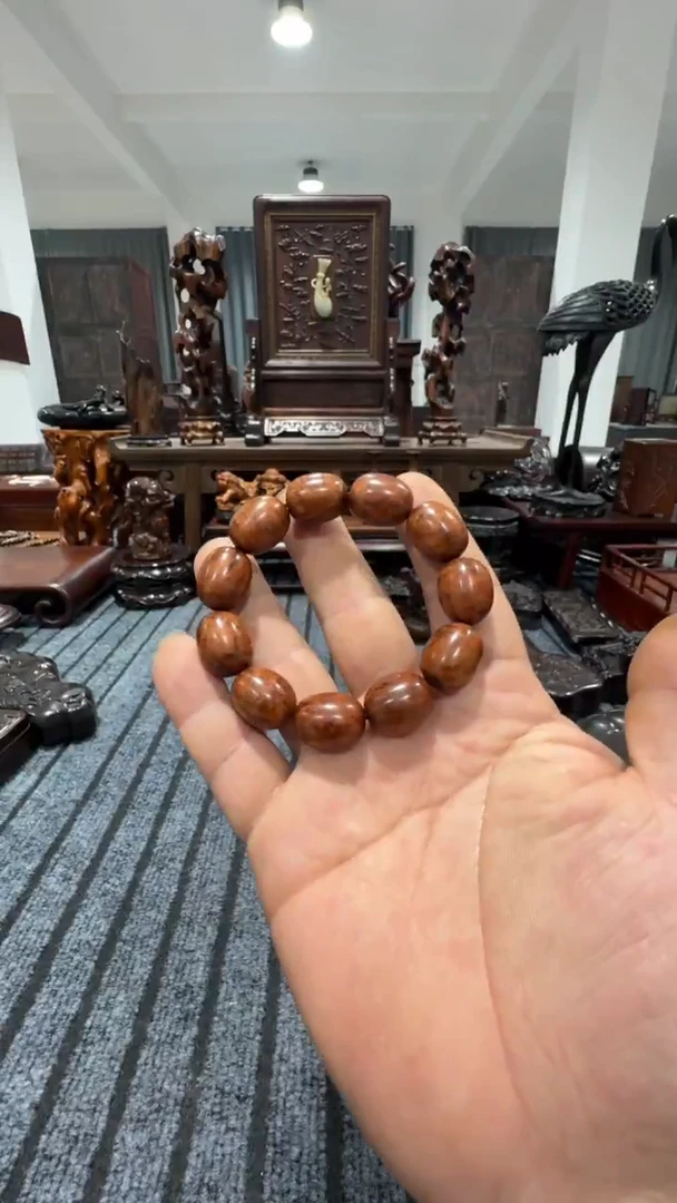 贡木木雕款烟**意明清木器文房雅玩