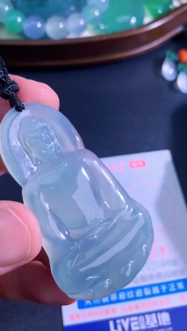 颈饰未镶嵌翡翠天然A货翡翠