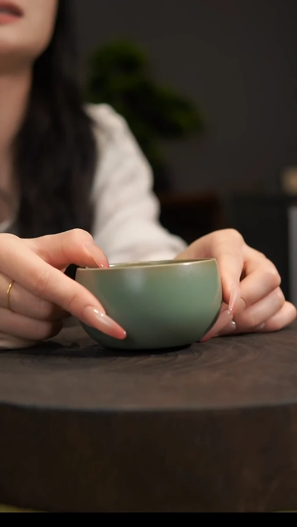 杯子禅定杯  汝州原产地 原矿原釉