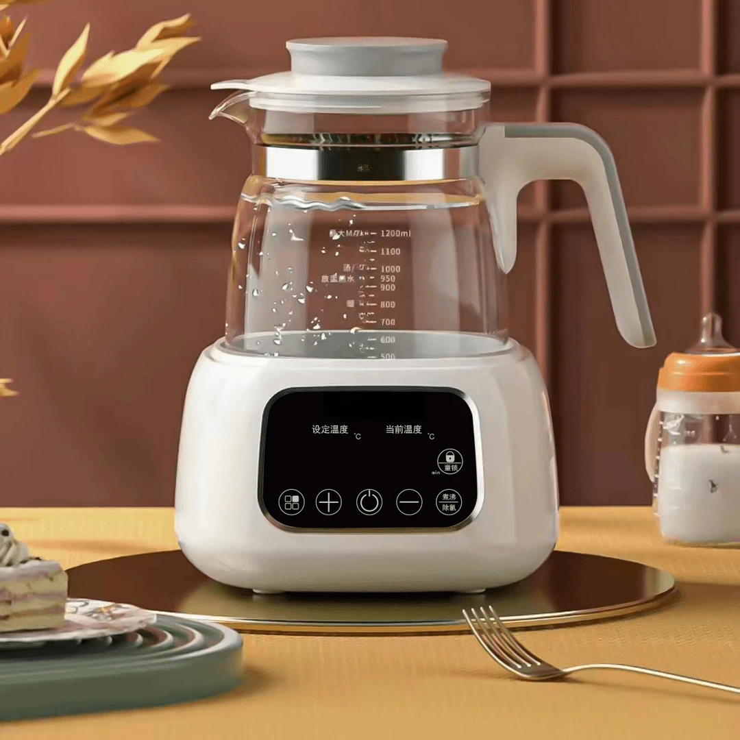 【品质高货】恒温玻璃调奶器电水壶全自动保温耐用家用养生壶