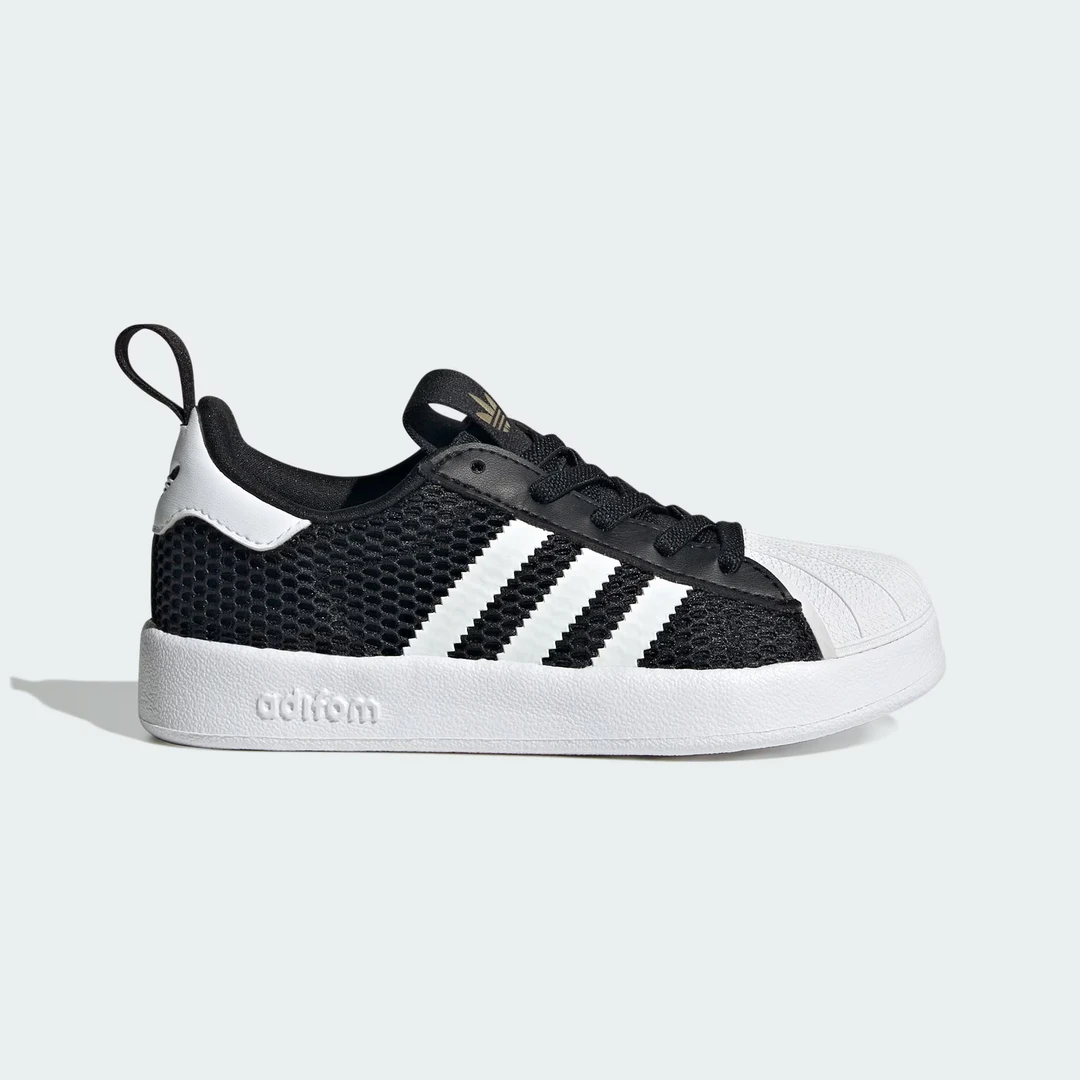 【中童】adidas三叶草ADIFOM SUPERSTAR 360 C网眼软贝运动鞋JR7411