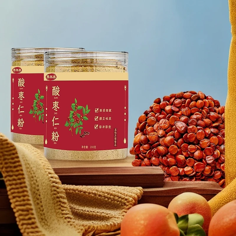 【粉丝专享】酸枣仁粉冲茶即饮正品炒熟粉即冲正宗现磨粉酸枣仁粉