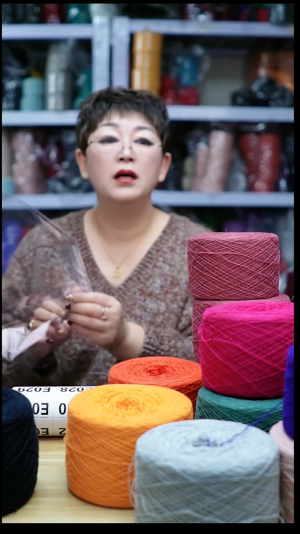 羊绒欢姐编织E029