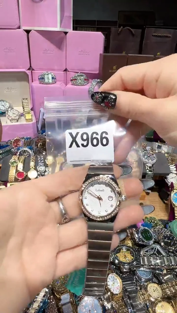 石英机芯不锈钢不锈钢直播定闪专用