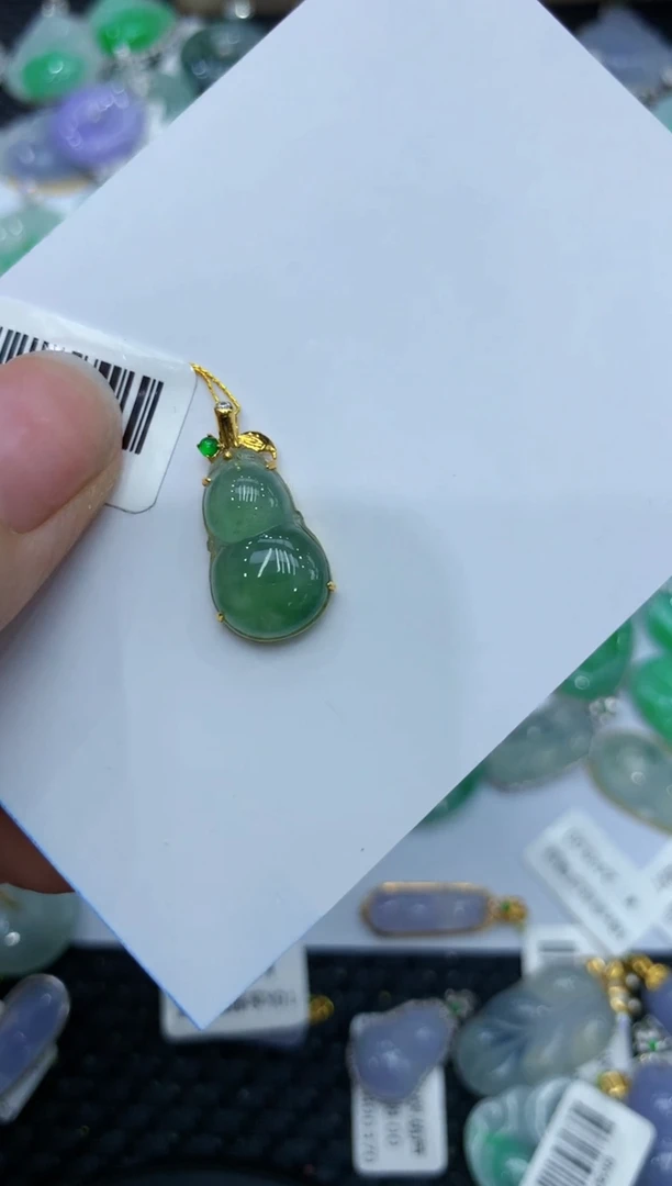 【闪购商品】翡翠颈饰18K金镶嵌111111111111