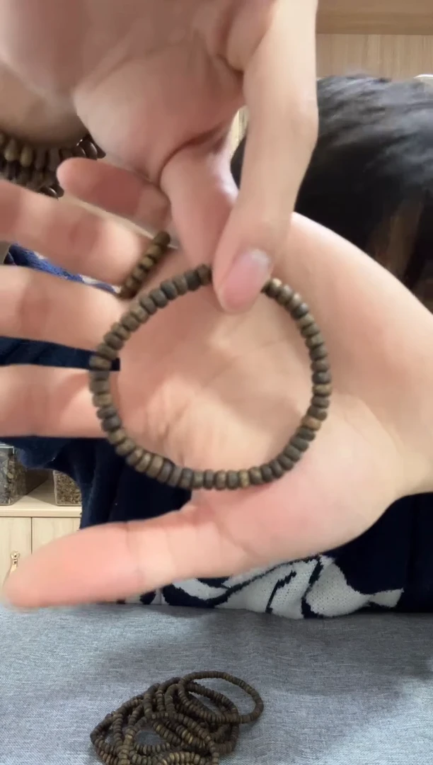 【闪购商品】沉香手串05沉水算盘珠单圈3克+ 多样性发其一