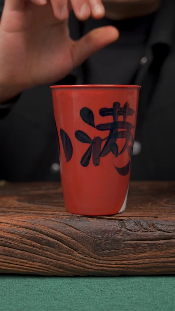 【闪购商品】瓷片58寻一缕瓷香杯釉下手工手绘瓷器