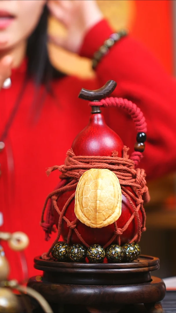 【闪购商品】JS098过年礼臻选大漆酒葫芦