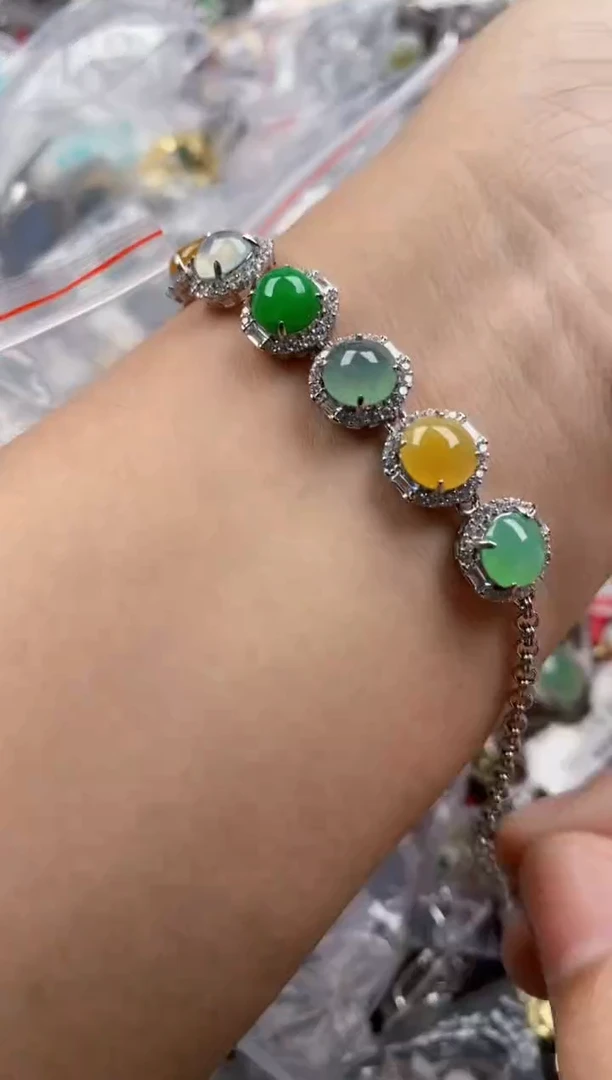 银S925镶嵌戒指翡翠333   5