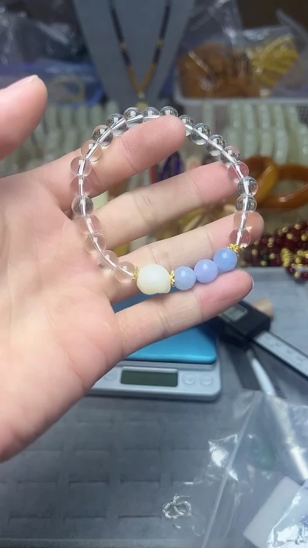 【闪购商品】查罗石手绳合金手串