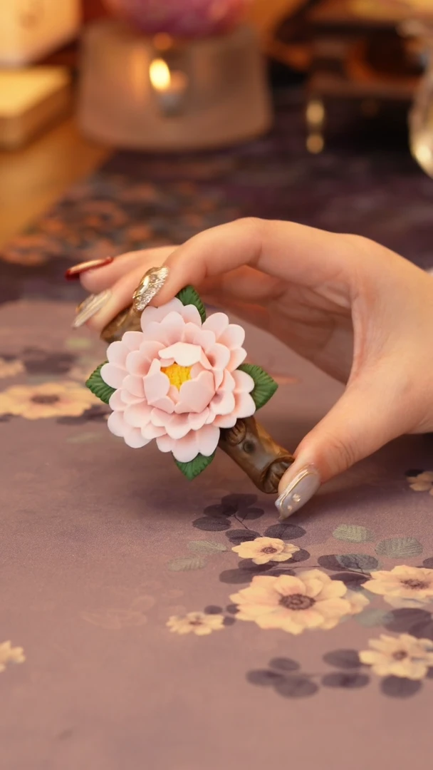 【闪购商品】牡丹摆件·······