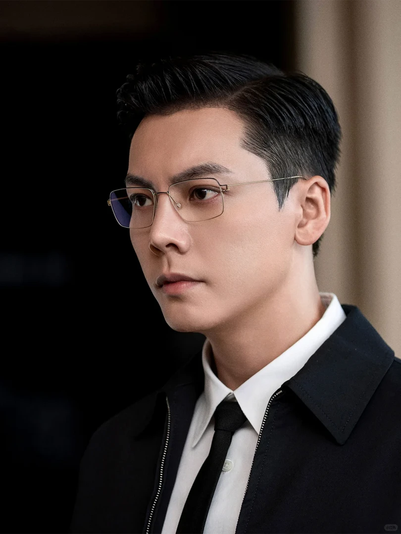 陈伟霆同款林德钛丝系列超轻纯钛商务风休闲服素颜镜