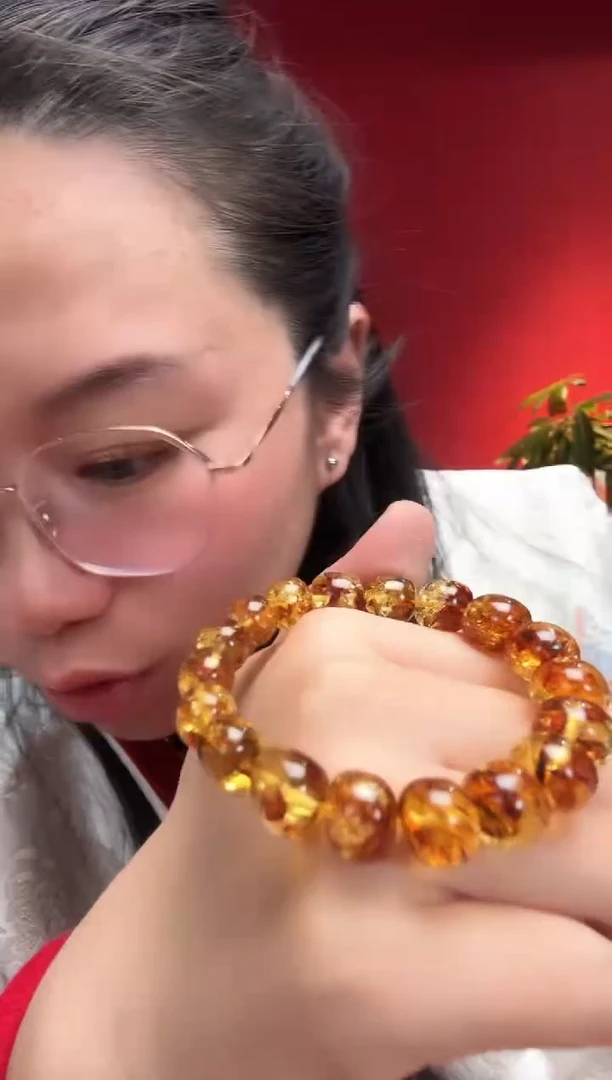 【闪购商品】琥珀珠宝奇石未镶嵌 11mm