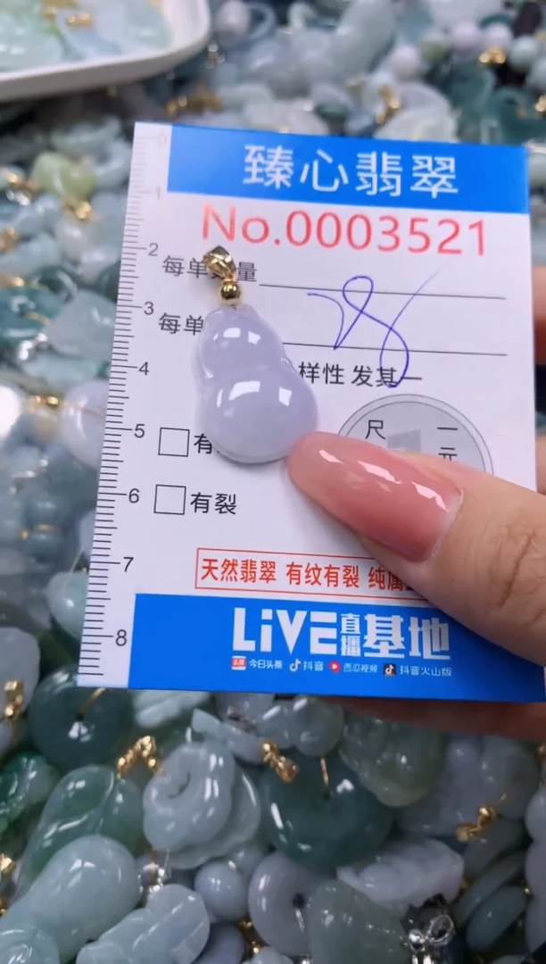 翡翠未镶嵌颈饰3521