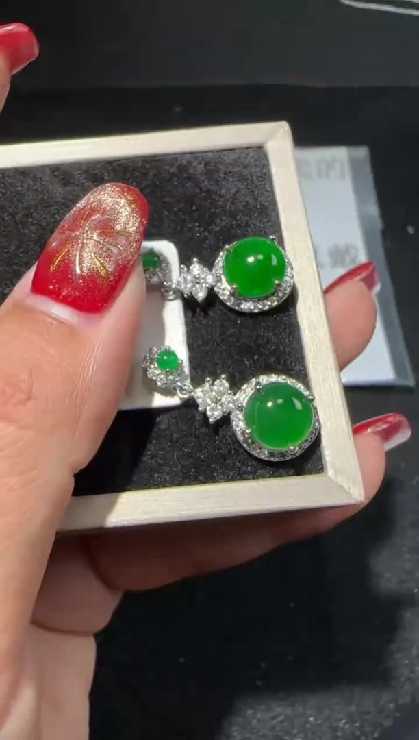 【闪购商品】翡翠耳饰未镶嵌多样性发货拍一发一