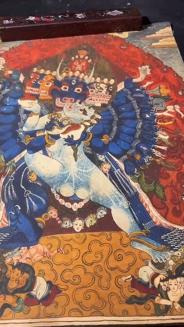 卷轴画藏式珍藏彩绘艺术馆115