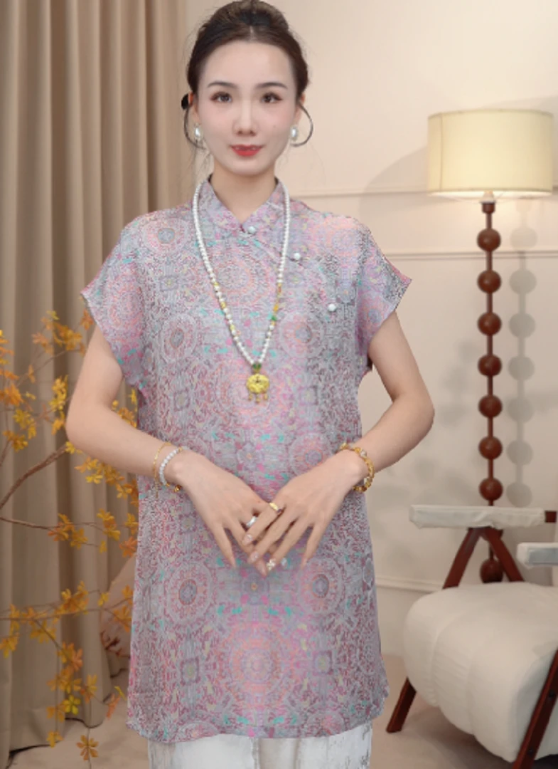 【八达运】新款双面双穿洋气夏季上衣2025B2666——婷婷杭锦仓